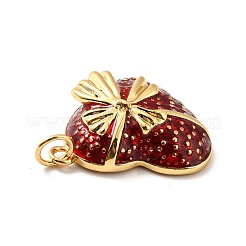 Rack Plating Brass Micro Pave Cubic Zirconia Pendants&nbsp;KK-M230-02G