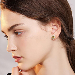 40Pcs 304 Stainless Steel Stud Earring Settings&nbsp;DIY-SP0007-46B