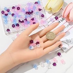300Pcs 6 Styles Transparent Acrylic Beads&nbsp;TACR-YW0002-52