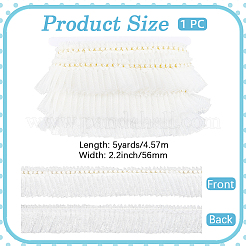 5Yards Polyester Lace Ribbon&nbsp;SRIB-GF0001-74B