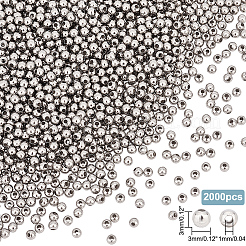 Hollow Round 304 Stainless Steel Beads&nbsp;STAS-UN0018-72P