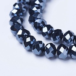 Electroplate Glass Beads Strands&nbsp;X-EGLA-A034-P10mm-A18