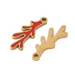 304 Stainless Steel Enamel Pendants&nbsp;STAS-V015-53G