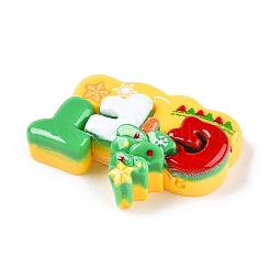 Christmas Opaque Resin Decoden Cabochons&nbsp;RESI-N039-114D