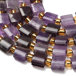 Natural Banded Amethyst Beads Strands&nbsp;G-F833-Q01-01