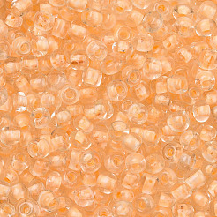 8/0 Transparent Inside Colours Glass Seed Beads&nbsp;SEED-R051-09B-02