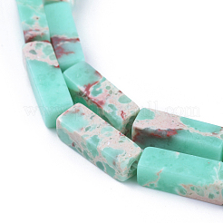 Synthetic Imperial Jasper Beads Strands&nbsp;X-G-E508-02G