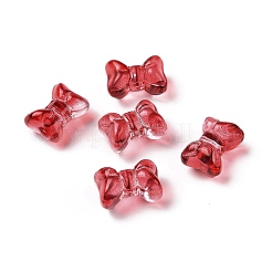 Transparent Spray Painted Glass Beads&nbsp;X-GLAA-I050-11