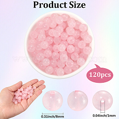 120Pcs Natural Rose Quartz Beads&nbsp;G-PA0001-04A