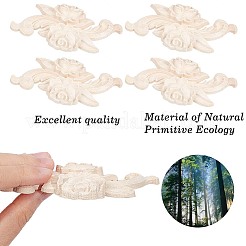 Wood Carved Appliques&nbsp;DIY-WH0032-28