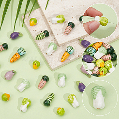27Pcs 9 Styles Handmade Porcelain Beads&nbsp;PORC-PA0001-53