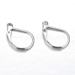 Tarnish Resistant 304 Stainless Steel Leverback Earring Findings&nbsp;STAS-M217-03