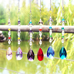 12Pcs Glass Pendants&nbsp;GLAA-SP0001-46