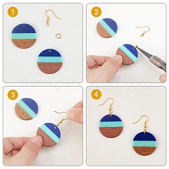 DIY Dangle Earring Making Kits&nbsp;DIY-OC0005-17