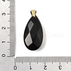 Natural Obsidian Pendants&nbsp;G-C282-02E