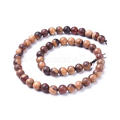 Natural Wood Beads Strands&nbsp;WOOD-F008-04-C