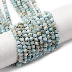 Natural Larimar Beads Strands&nbsp;G-F803-B01-02