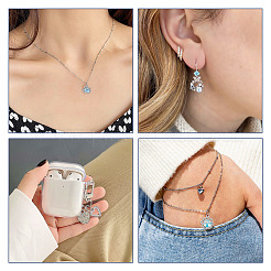 7Pcs 7 Styles Alloy Pendants&nbsp;FIND-TA0004-89