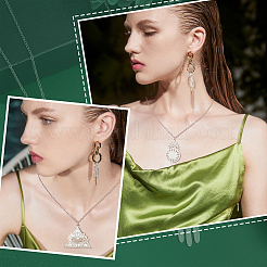 10Pcs 5 Style 201 Stainless Steel Pendants&nbsp;STAS-UN0034-08