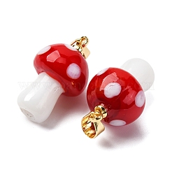 Handmade Lampwork Pendants&nbsp;LAMP-S069-08G-02