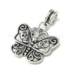 Halloween Tibetan Style Alloy European Dangle Charms&nbsp;PALLOY-JF00007