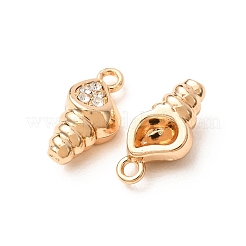 Alloy Rhinestone Pendants&nbsp;RB-CBAA597-01G-03