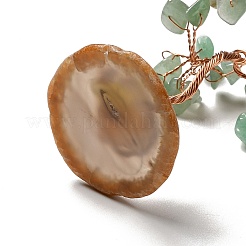 Natural Green Aventurine Chips Tree Display Decorations&nbsp;DJEW-C003-01F