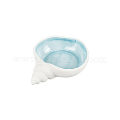 Conch Shape Ceramics Ashtray&nbsp;DIY-WH0430-617G