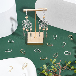32Pcs 2 Colors Rack Plating Eco-friendly Brass Earring Hooks&nbsp;KK-PH0009-33