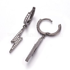 Brass Leverback Earrings&nbsp;EJEW-E234-02