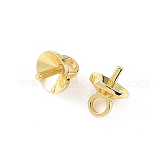 SHEGRACE Brass Cup Pearl Peg Bails Pin Pendants&nbsp;XGRQ1R468-348G