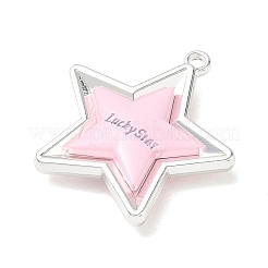 Spray Painted Alloy Pendants&nbsp;AL-CBA5B8E-14P-03