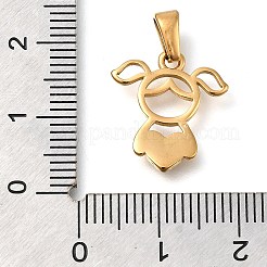 Ion Plating(IP) 304 Stainless Steel Rhinestone Pendants&nbsp;STAS-Z113-08G