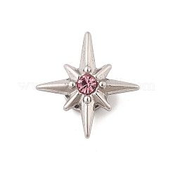 Rhinestone Star Clip-on Earrings&nbsp;EJEW-B116-01P-03