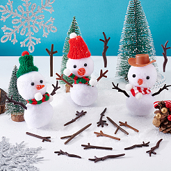 240Pcs 6 Styles Resin Snowman Hands&nbsp;DIY-GA0008-15