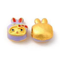 Rack Plating Alloy Enamel European Beads&nbsp;ENAM-M048-11MG-A