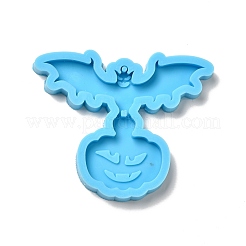 Bat with Pumpkin Jack-O'-Lantern DIY Pendant Silicone Molds&nbsp;SIMO-H004-12