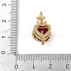 Brass Glass Pendants&nbsp;KK-R226-03G-01