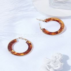 1 Pair 304 Stainless Steel Hoop Earrings For Women&nbsp;EJEW-LP0011-06B