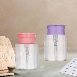3Pcs 3 Colors Vacuum Lotion PETG Plastic Push Down Empty Lockable Pump Dispenser Bottle&nbsp;MRMJ-LP0001-48