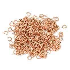 304 Stainless Steel Open Jump Rings&nbsp;STAS-O107-06RG-C