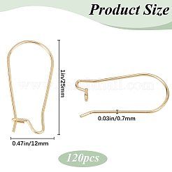120Pcs 304 Stainless Steel Hoop Earrings&nbsp;STAS-SP0001-29