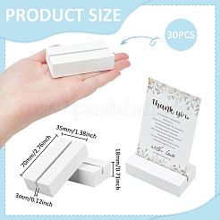 3 Bags Wood Name Card Holders&nbsp;WOOD-UN0001-35A