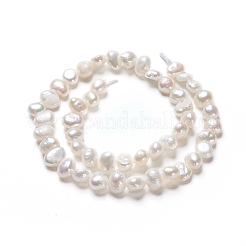 Natural Cultured Freshwater Pearl Beads Strands&nbsp;X-PEAR-I004-08C