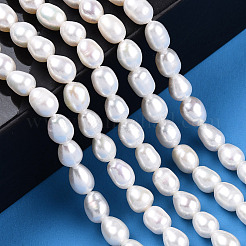 Natural Cultured Freshwater Pearl Beads Strands&nbsp;LS-PEAR-N012-05U