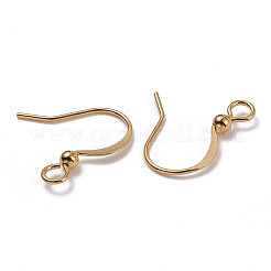 Brass Earring Hooks&nbsp;X-KK-F824-016G