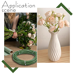 PVC Plastic Tubing Roll for Bundling Artificial Flower Stems&nbsp;DIY-WH0750-049