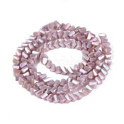 Electroplate Opaque Glass Beads Strands&nbsp;EGLA-Q139-01A-C06