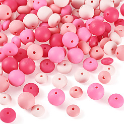 120Pcs 12 Styles Silicone Focal Beads&nbsp;SIL-CW0001-01B