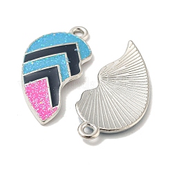 Sequins Alloy Enamel Split Pendants&nbsp;FIND-Z026-03G